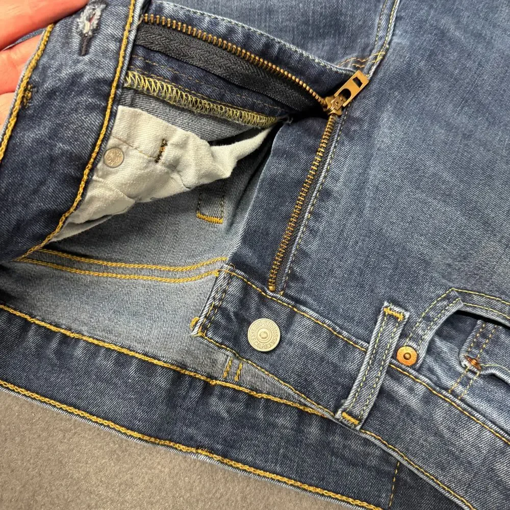 Levi's 502 Jeans Classic Taper Fit‎ Mens 30x32 (30x30 ACTUAL) Blue Denim Stretch